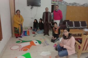 भारतीय चुनाव: लोकतांत्रिक महोत्सव’ विषय पर भाषण, निबंध लेखन एवं रंगोली प्रतियोगिता