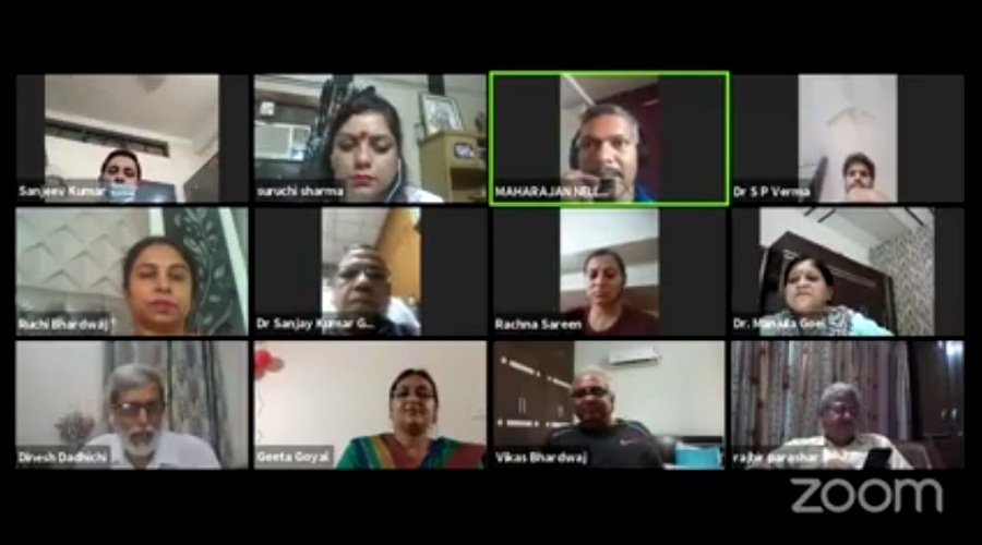 National Level Online Seminar on the topic “Critical Appreciation of a Poem”