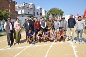 कॉलेज की वार्षिक खेल-कूद प्रतियोगिता का शुभारम्भ