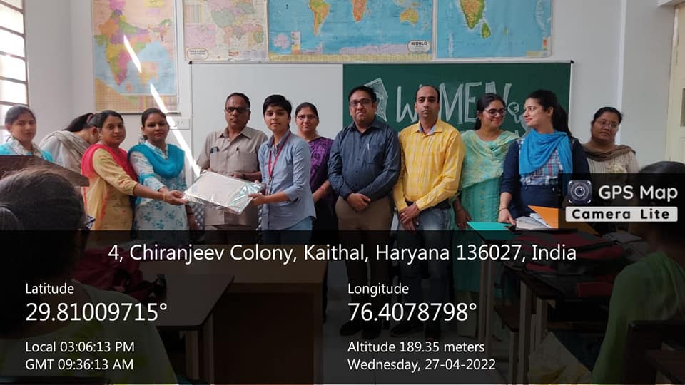 सायंकालीन सत्र की महिला सुरक्षा प्रकोष्ठ  द्वारा ‘महिला सुरक्षा जागरूकता’ विषय पर एक प्रतियोगिता का आयोजन