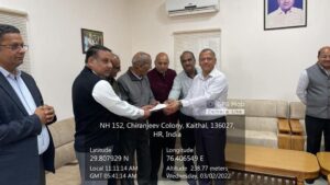 पुरातन छात्र सुशील बंसल द्वारा प्रतिभावान विद्यार्थीयों के लिए 05 लाख वार्षिक की छात्रवृति की घोषणा