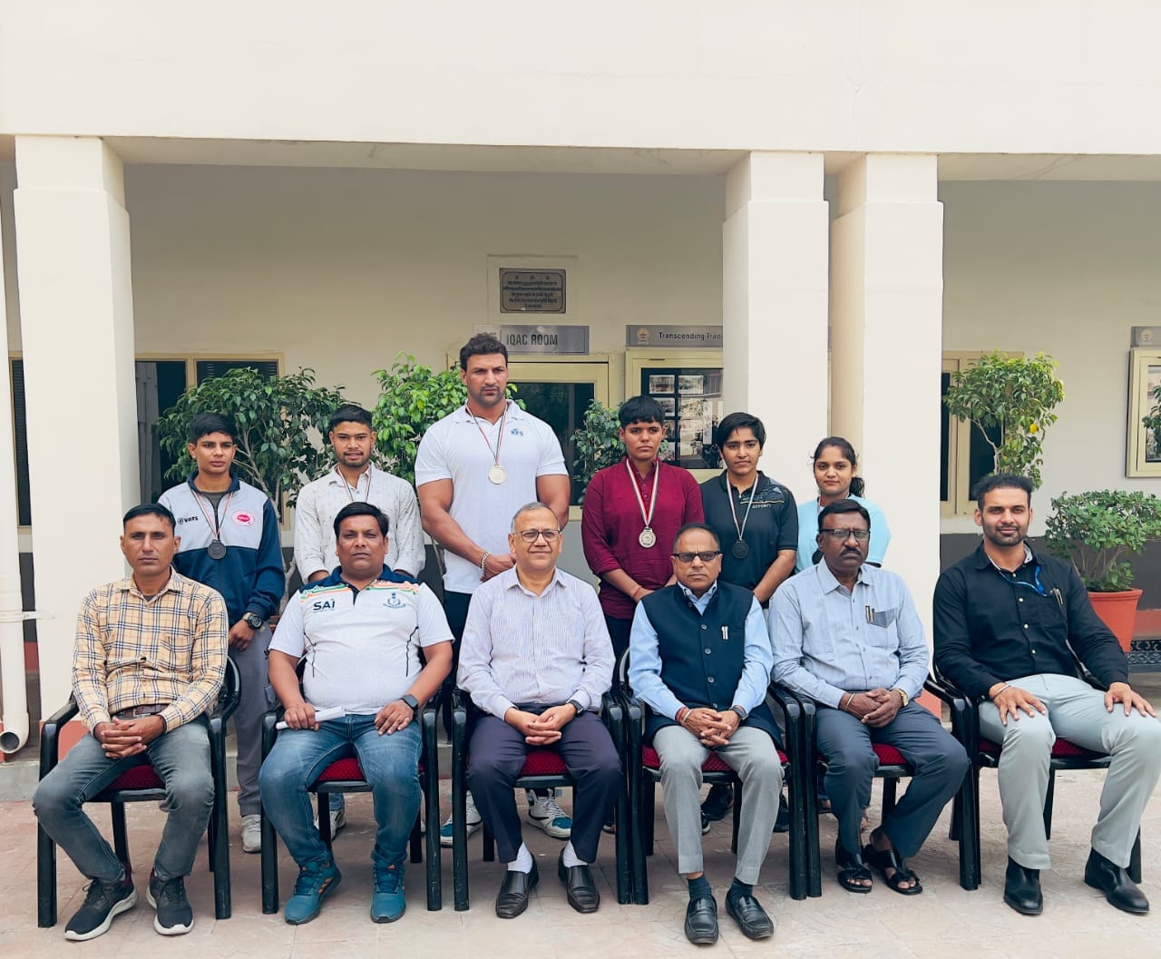 R.K.S.D College won 5 medals in mens and women’s wrestling championship