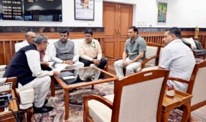 Visit to His Excellency the Hon’ble Governor of Haryana, Prof. Asim Kumar Ghosh.