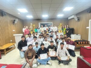 सांस्कृतिक विधाओं का वार्षिक पारितोषिक वितरण समारोह आयोजित