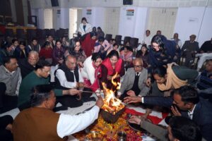 72वाँ संस्थापक दिवस हवन–यज्ञ के साथ मनाया गया।